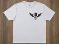Men’s Graphic T-Shirt Fast Wheels Wing Logo Heather White Size M Short Sleeve