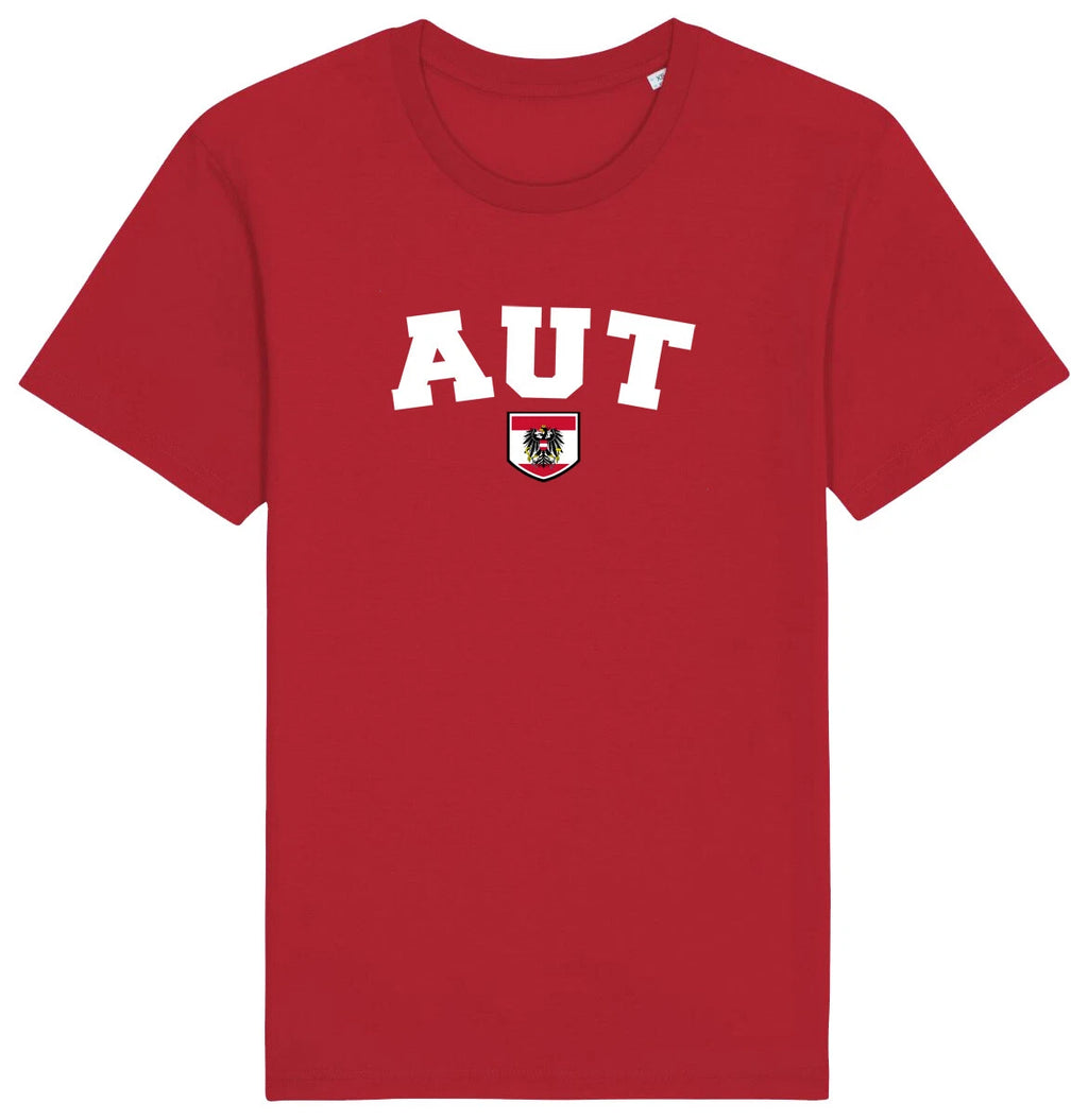 Austria AUT T-Shirt 2025,Adults Kids Baby Family , Football Euro Shipping