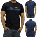 ELLESSE GINITI Mens T Shirt Crew Neck Short Sleeve Cotton Top Summer Holiday Tee