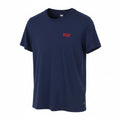 Levi's Slim Fit Men T-Shirt M Dark Blue Cotton Crew Neck Short Sleeve