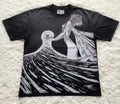 Evangelion Rei Ayanami Third Impact Distressed Heavy Cotton T-Shirt 330gsm