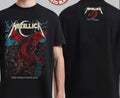 Metallican M72 Card,iff Wa,les 2026 Tee -28 June 2026 Dragon Two Sided T-Shirt