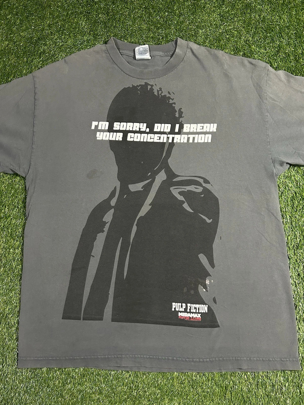 Vintage Pulp Fiction Concentration Movie Promo T-Shirt 2005 AAA XL Y2K 2000s