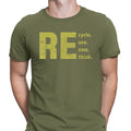 Recycle Reuse Renew Rethink Crisis Environmental Activism Men's T-Shirt Top#DNE4