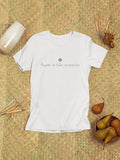 fluent in fake scenarios Tee | minimalist text shirt