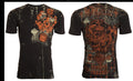 ARCHAIC by AFFLICTION Black CHUPACABRAS Short Sleeve Slim Fit Y2K T-shirt NWT