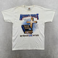 Jesus Graphic T Shirt John 3:16 Vintage Christian Streetwear Faith Tee Men's L