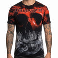 XTREME COUTURE by AFFLICTION Skull BLACK LAGOON Short Sleeve Slim Fit T-shirt