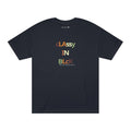 Stylish Black Graphic Tee - "Classy in Black" with Vibrant Caption