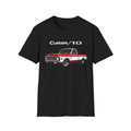 1972 Chevy C10 Pickup Shirt | Classic Custom/10 Truck Red & White Retro Tee