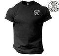 Bulldog T Shirt Pocket Gym Clothing Bodybuilding Training Workout Boxing MMA Top