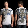 XTREME COUTURE by AFFLICTION White ENSIGN Short Sleeve Slim Fit Mens T-shirt NWT
