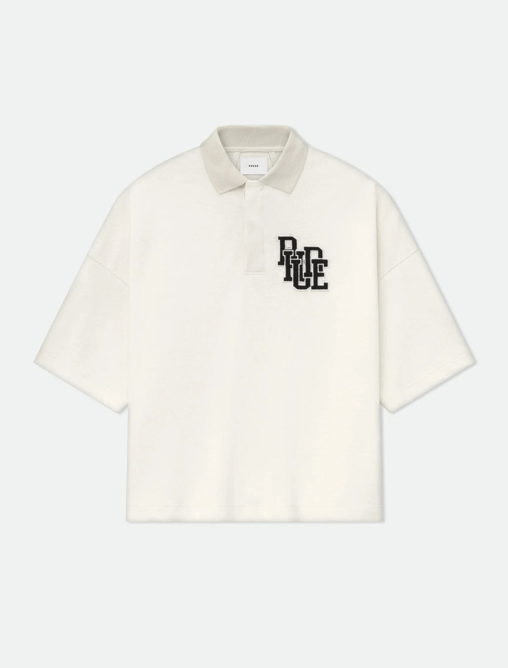 RHUDE vintage vintage slogan logo Men Women short sleeved T-shirt