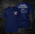 Blackwater templar knight danger shot -  Custom Men's Back and front T-Shirt Tee