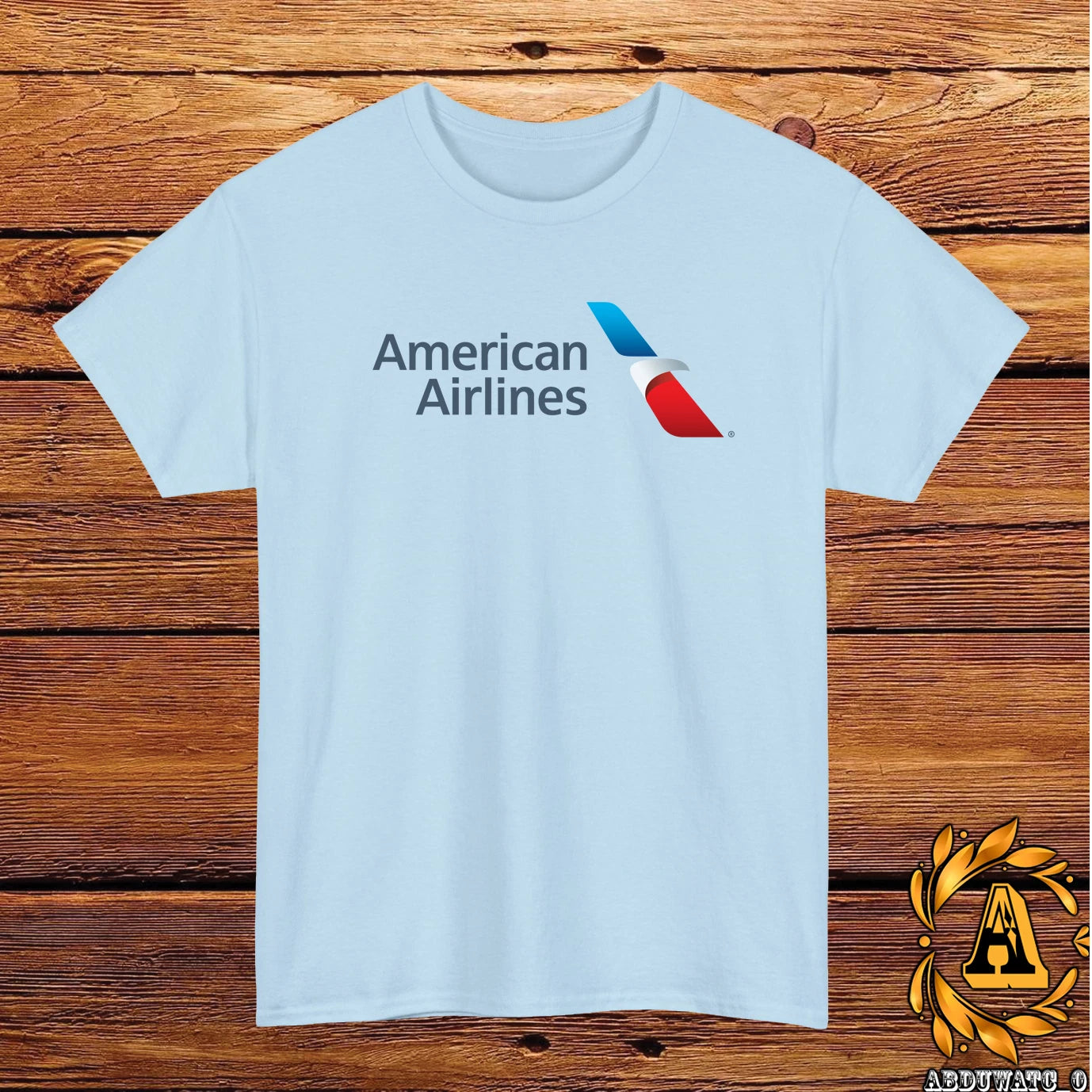 American Airlines Logo T-Shirt Black/Grey/White/Navy/Red/Light Blue S-5XL