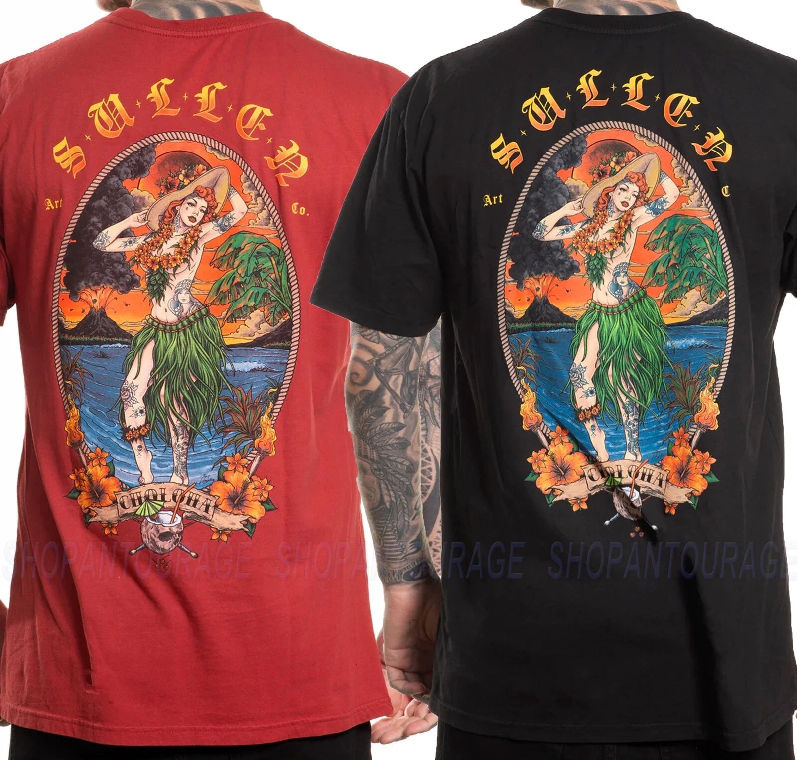 Sullen Irruption Premium Fit SCM7034 New Short Sleeve T-Shirt For Men 2