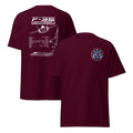 F-35 Lightning II Fighter Jet T-Shirt Embroidered Logo and Infographic Design