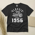 70th Birthday T-shirt Born In 1956 70 Years Old Gifts Classic Motorcycle TShirt