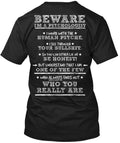 Beware Psychologist T-Shirt Made in the USA Size S to 5XL