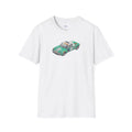 Vintage Porsche 914 Softstyle T-Shirt - 24 Hours of Le Mans Design, Sketch Art
