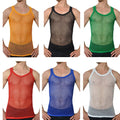Mens Vest T-Shirt 100% Cotton String Slim Fit Gym Army S-5XL Sizes Available!