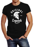 Men's Original Legends Gladiator Sparta Streetwear Slim Fit Neverless® T-Shirt