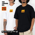 FB COUNTY MENS EMBROIDERED LOGO T SHIRTS HEAVY HARD SHORT SLEEVE COTTON T SHIRTS
