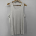 Todd Snyder Tank Top Mens m White Ribbed Tank Top KN1270422 Pima Cotton Modal