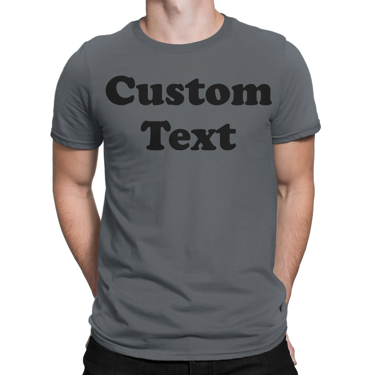 Customisable Text T-Shirt Ideal For Mens Great For Personalisation Gift #TA-195
