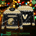 Vanderbilt Commodores Christmas with Helmet Pattern Ugly Sweater