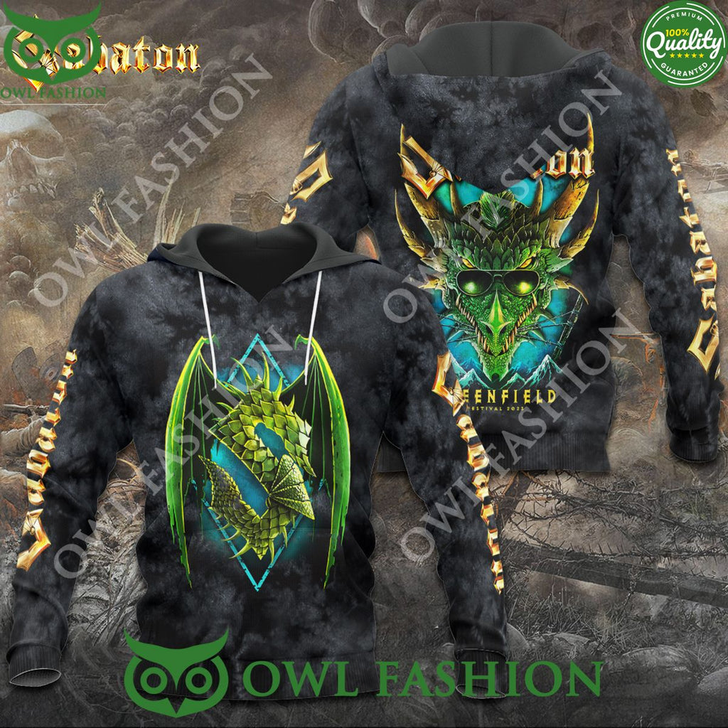 Sabaton Greenfield Logo 3D T-shirt