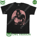 Saints and Sinners Angel Scared anime Black t shirt