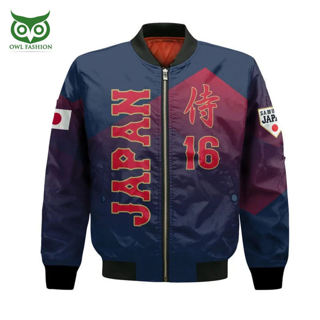 Samurai Japan Ohtani One Ball One Spirit World Baseball Classic 3D Bomber Jacket