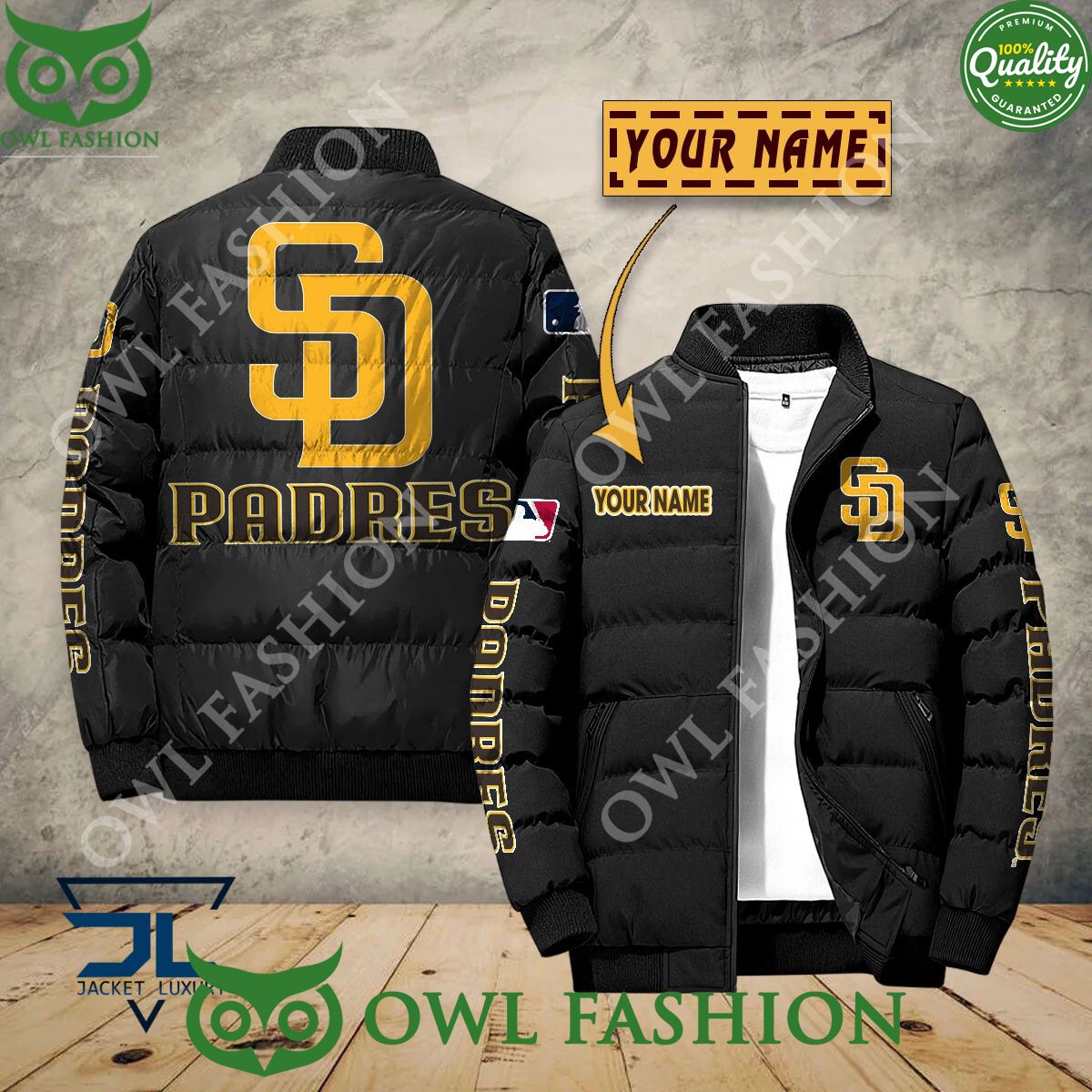 San Diego Padres Custom Name MLB Baseball Jacket Sport