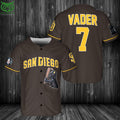 San Diego Padres Darth Vader Baseball Jersey