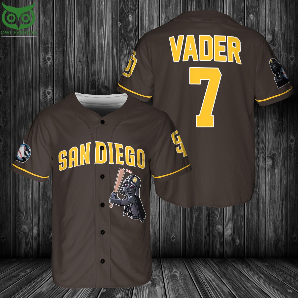 San Diego Padres Darth Vader Baseball Jersey