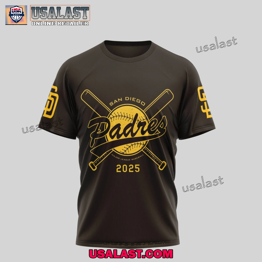 San Diego Padres Friar Faithful 2025 3D T-Shirt