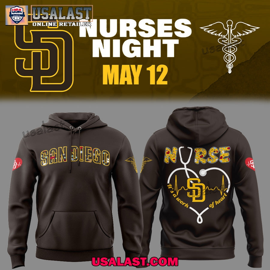 San Diego Padres Nurses Night 2025 Hoodie, Jersey