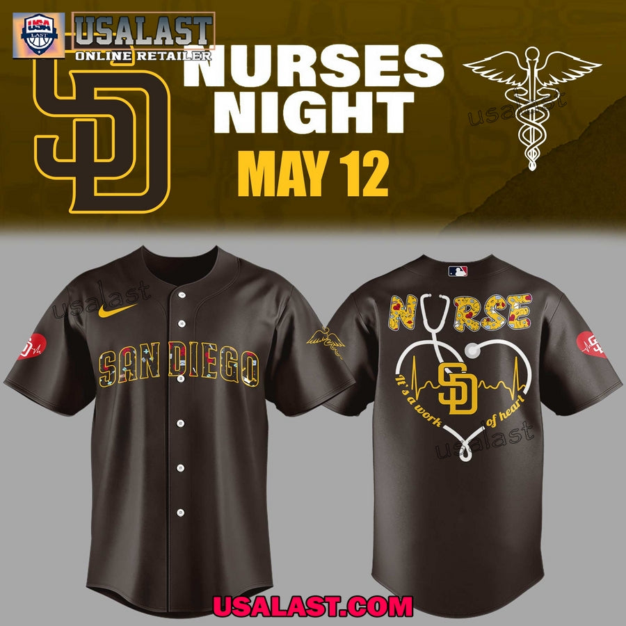 San Diego Padres Nurses Night 2025 Hoodie, Jersey