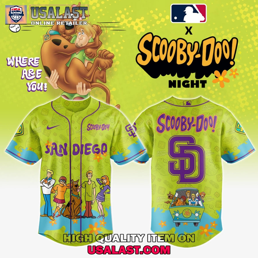 San Diego Padres Scooby Doo Night 3D Hoodie Set