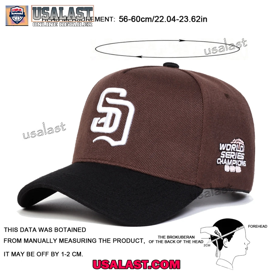 San Diego Padres World Series Champions Embroidery Baseball Cap