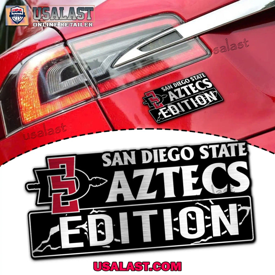 San Diego State Aztecs 3D Car Badge Custom Car Sticker