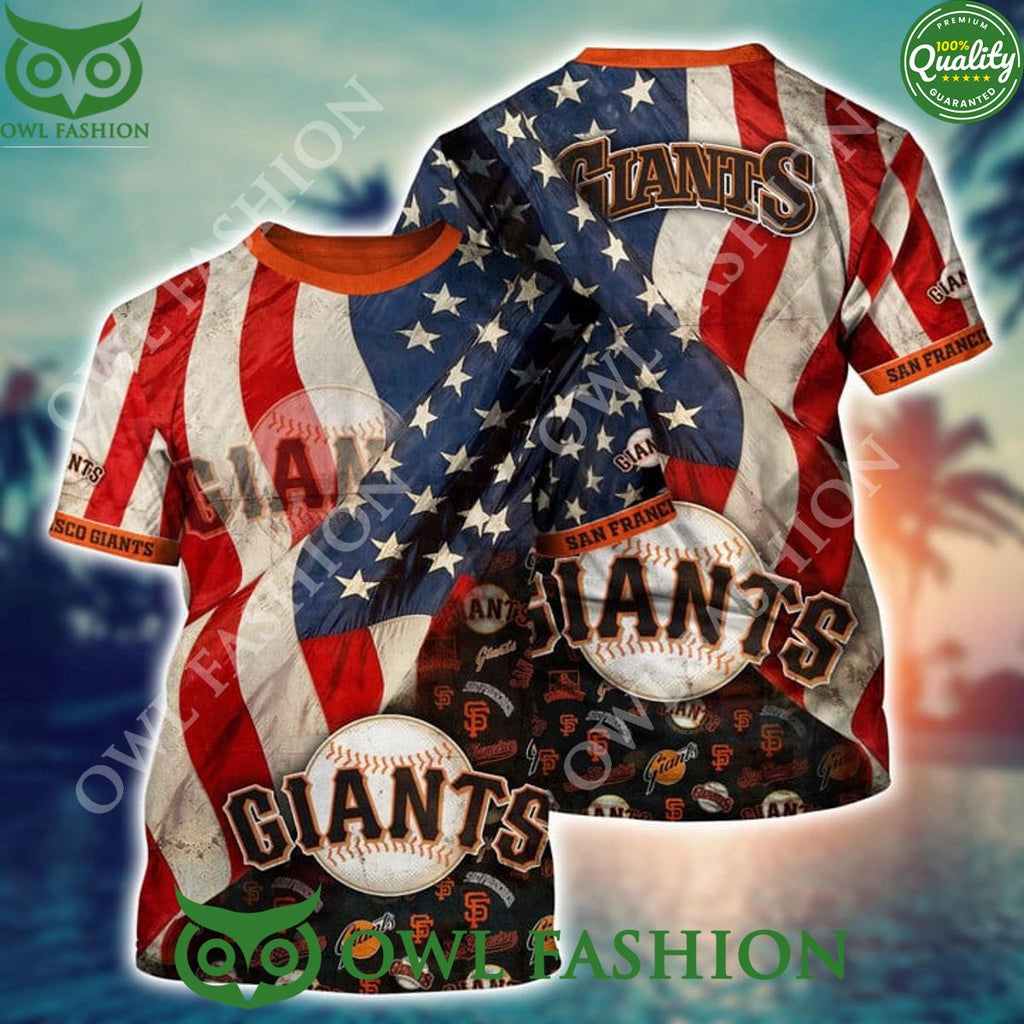 San Francisco Giants Independence Day Premium MLB Hawaiian Shirt