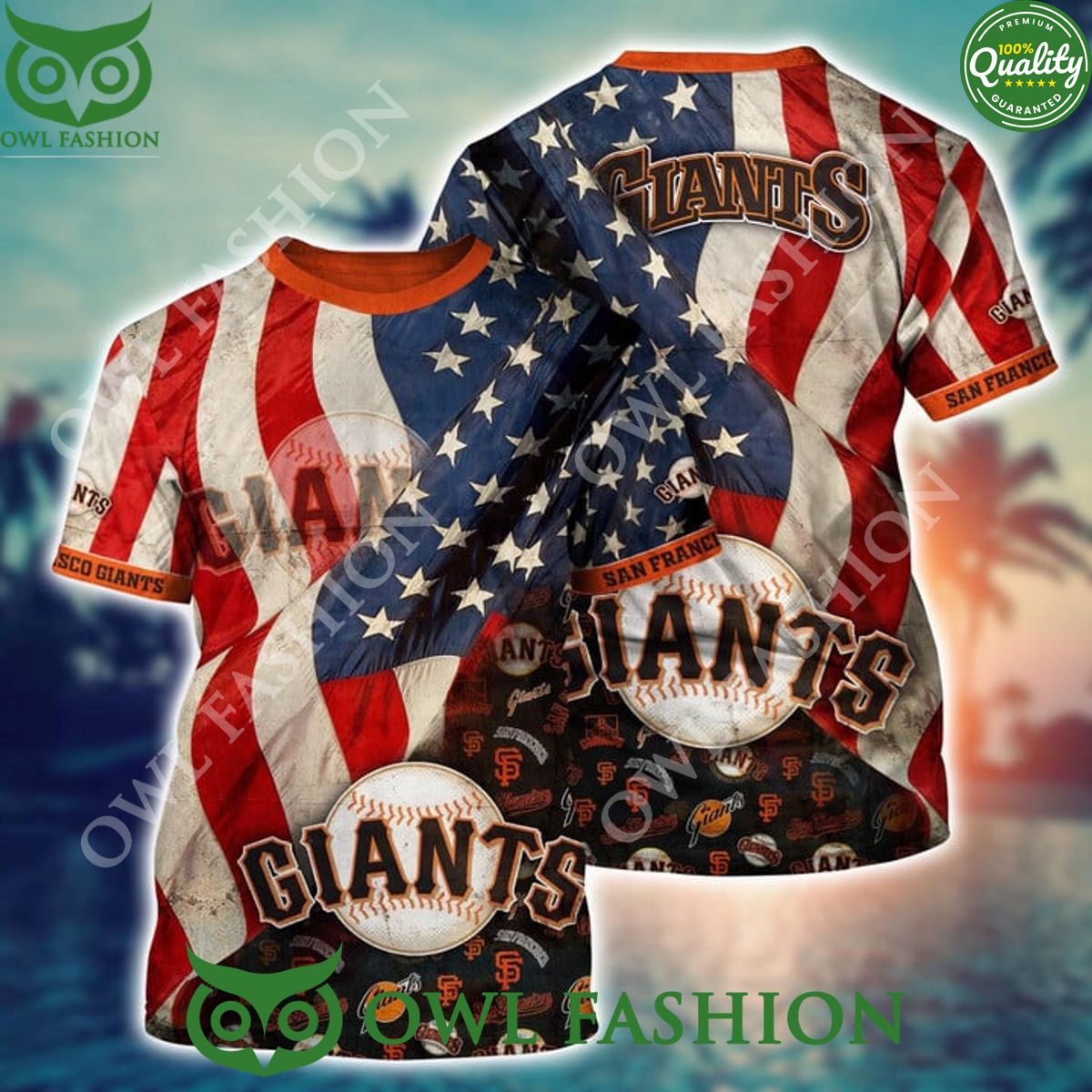 San Francisco Giants Independence Day Premium MLB Hawaiian Shirt