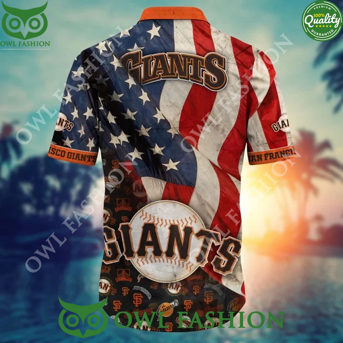 San Francisco Giants Independence Day Premium MLB Hawaiian Shirt
