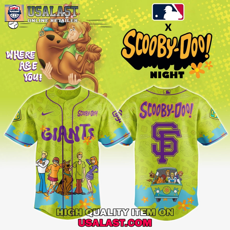 San Francisco Giants Scooby Doo Night 3D Hoodie Set
