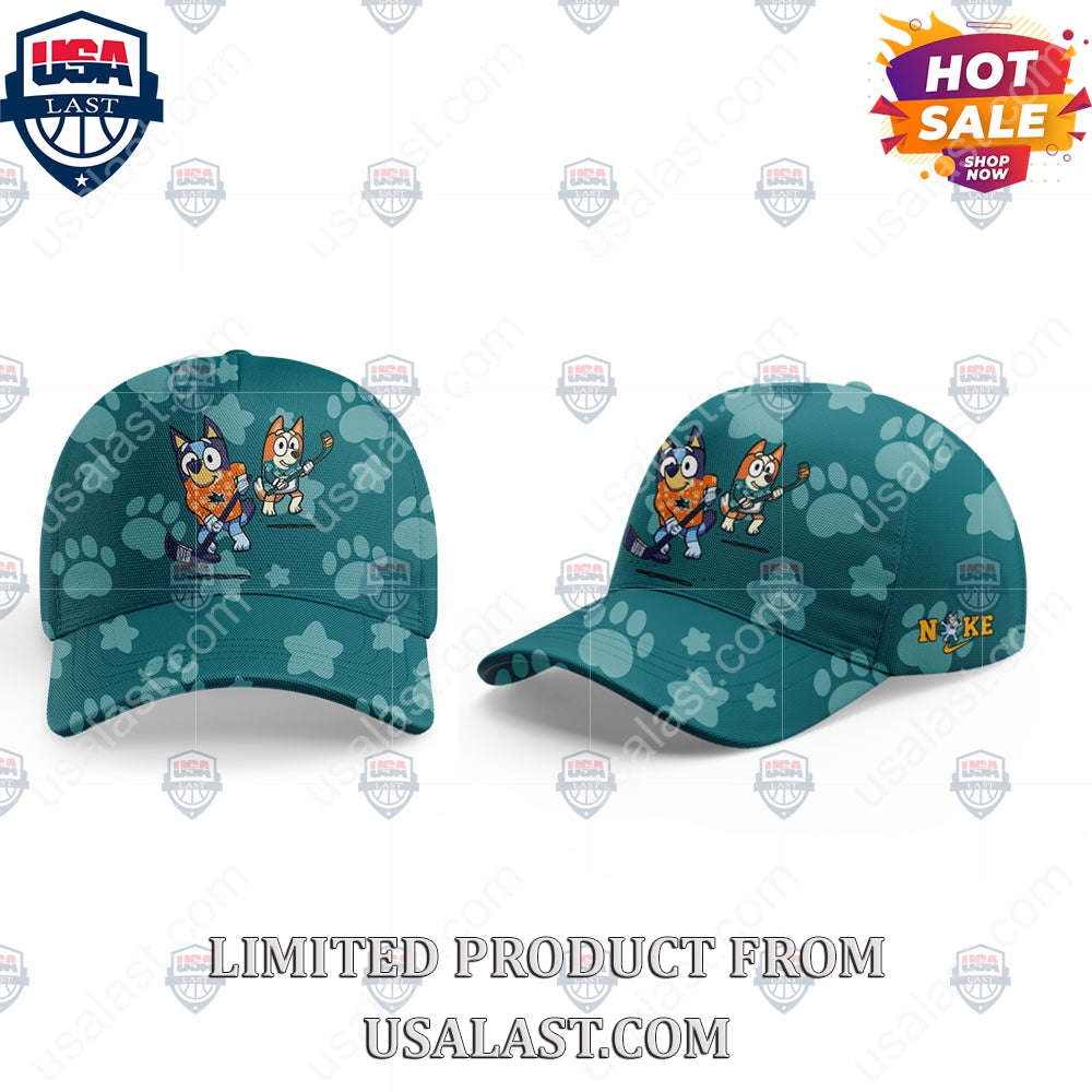 San Jose Sharks NHL Bluey and Bingo Hoodie