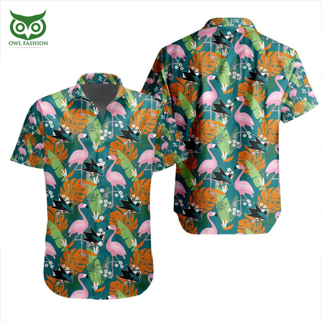 San Jose Sharks NHL Hockey Team Hawaiian Shirt