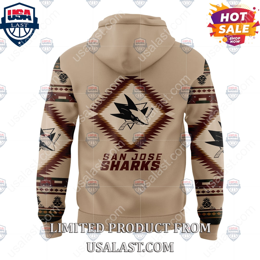 San Jose Sharks NHL Native American Heritage Month Hoodie