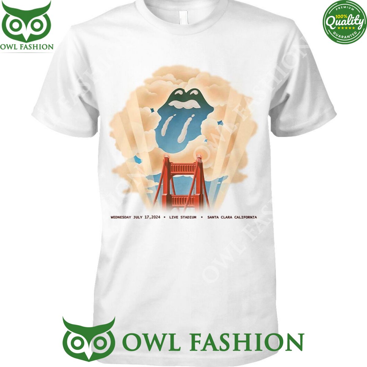 Santa Clara Tour 2024 July 17 Live Staditum California t shirt